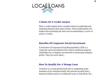 Localloans.co.za(Local loans) Screenshot