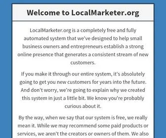 Localmarketer.org(Localmarketer) Screenshot