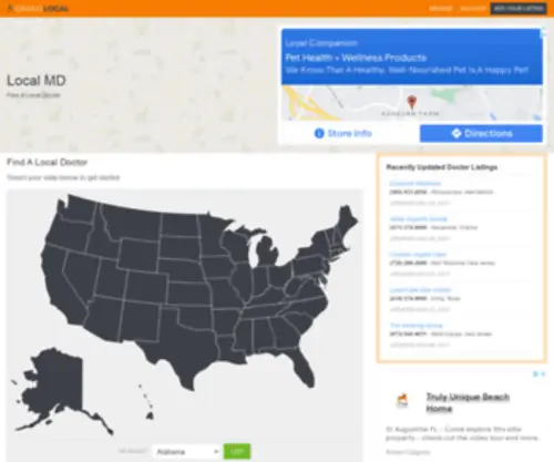 Localmd.net(Find a Doctor) Screenshot