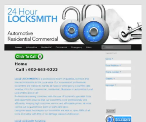 Localocksmiths.com(Locksmith) Screenshot