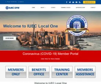 Localoneiuec.com(New york & new jersey elevator union) Screenshot