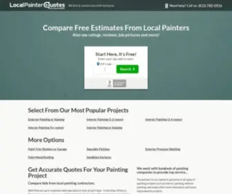 Localpainterquotes.com(Find Painting Contractors) Screenshot