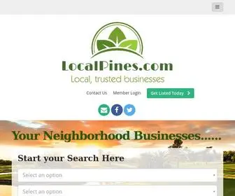 Localpines.com(Local Business Directory) Screenshot