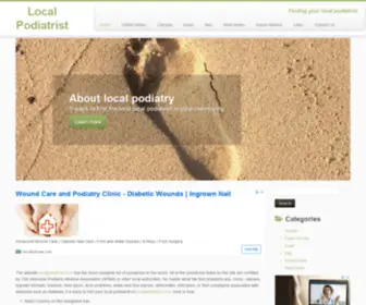 Localpodiatrist.com(Finding your local podiatrist) Screenshot