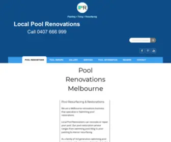 Localpoolrenovations.com.au(Pool Renovations Melbourne) Screenshot