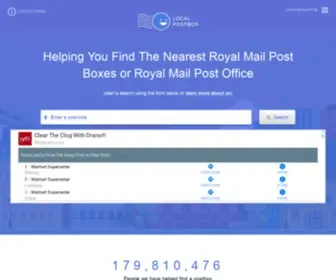 Localpostbox.co.uk(Local Postbox) Screenshot