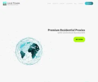 Localproxies.com(Premium Residential Proxies) Screenshot