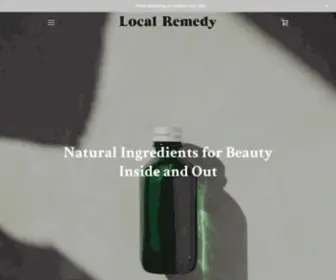 Localremedyshop.com(Local Remedy Shop) Screenshot