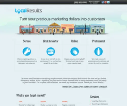 Localresults.com(Full service Internet Marketing Company) Screenshot