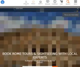 Localrometours.com(Rome tours & attractions tickets) Screenshot