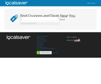 Localsaver.com(Your best source for local coupons) Screenshot