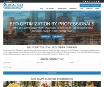 Localseotampa.com(Local SEO Tampa FL Company offers SEO optimization service) Screenshot