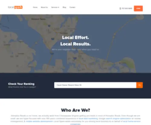 Localspark.net(Search Engine Marketing in Chesapeake Virginia) Screenshot