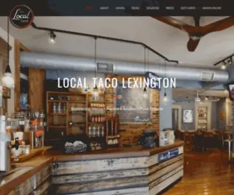 Localtacolex.com(Local Taco Lexington KY) Screenshot