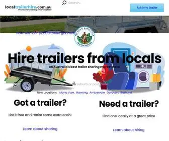 Localtrailerhire.com.au(Local Trailer Hire) Screenshot