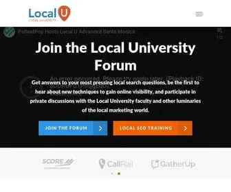 Localu.org(Local Search and SEO Training) Screenshot