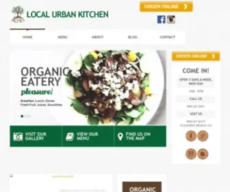Localurbankitchen.com(NJ Organic Restaurant) Screenshot