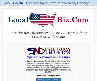 Localusabiz.com(Local USA Biz Directory for Atlanta Metro Area) Screenshot