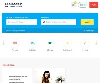 Localusads.com(Free classifieds ads) Screenshot