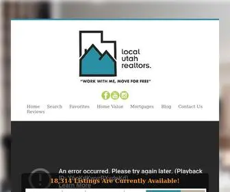 Localutahrealtors.com(Jordan Smith) Screenshot