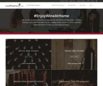 Localwineevents.com(Wine and Food Events by City) Screenshot
