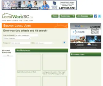 Localworkbc.ca(Jobs) Screenshot