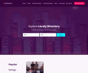 Localy.org(Local Business Directory) Screenshot