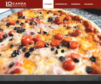 Locanda.de(Pizza, Pasta und mehr in Würzburg und Erlangen) Screenshot