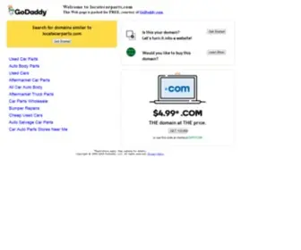 Locatecarparts.com(Get Used Auto Parts Online at Wholesale Prices) Screenshot