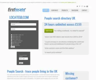 Locategb.com(2021 Voters roll Open Edited Register electoral people finder directory LocateGB) Screenshot