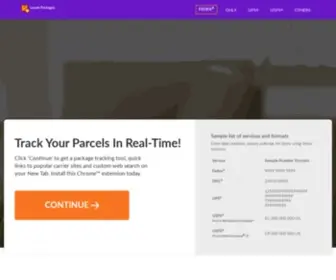 Locatepackages.com(Locate Packages) Screenshot