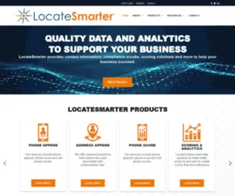 Locatesmarter.com(Homepage) Screenshot