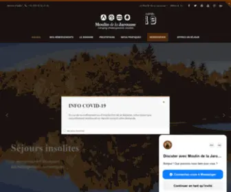 Location-EN-Dordogne.com(Le Moulin de la Jarousse propose des locations insolites en Dordogne) Screenshot