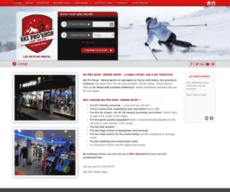 Location-Ski-Les-Gets.com(Magasin SKI PRO SHOP) Screenshot