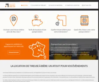 Location-Tireuse-A-Biere.com(Tout savoir sur la location de tireuse à bière) Screenshot