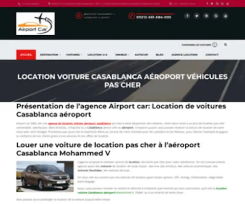 Location-Voiture-Casablanca-Aeroport.com(Location de voiture Casablanca aéroport) Screenshot