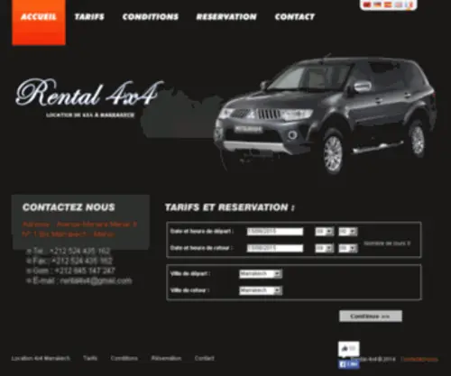 Location-Voitures-4X4.com(The Leading Location Voiture 4x4 Site on the Net) Screenshot