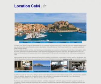 Locationcalvi.fr(Location calvi) Screenshot