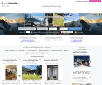 Locationchamonix.com(Location Chamonix) Screenshot