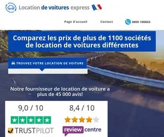 Locationdevoitureexpress.fr(Location de voitures express) Screenshot