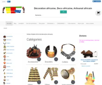 Locationhebergements.com(Galerie Art Afrique decoration afrique deco africaine) Screenshot