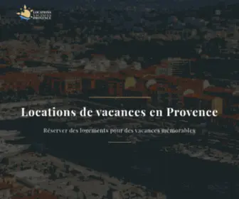 Locations-Vacances-Provence.com(Les locations de vacances en Provence) Screenshot