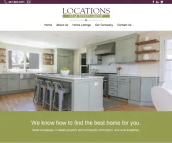 Locationsinmaine.com(Location is Everything) Screenshot