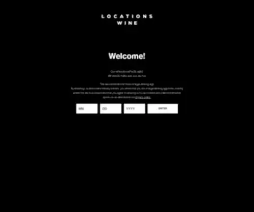 Locationswine.com(A maverick wine concept by Dave Phinney) Screenshot