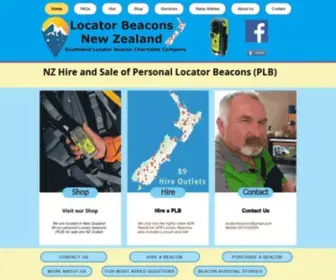 Locatorbeacons.co.nz(Southland Locator Beacon Charitable Company) Screenshot