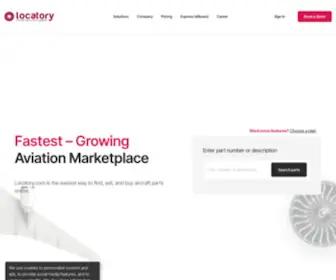 Locatory.com(Growing Aviation Marketplace) Screenshot