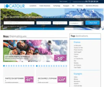 Locatour.fr(Découvrez les vacances en club vacances pour votre location de vacances) Screenshot