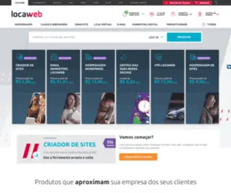 Locaweb.com(Cloud Computing and Internet Services) Screenshot