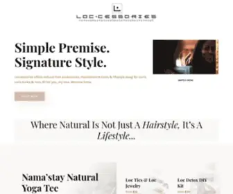 Loccessories.com(Natural hair) Screenshot