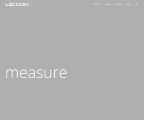 Loccioni.com(Trasformiamo i dati in valore) Screenshot